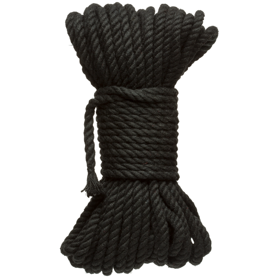 Bind And Tie 6mm Hemp Bondage Rope 50 Ft Black