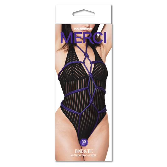 Bind And Tie 6 Mm Hemp Bondage Rope 30 Ft Violet