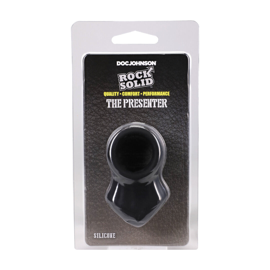 The Presenter Silicone Cockring Black