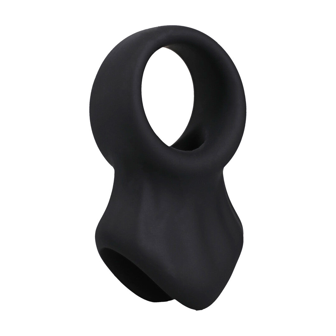 The Presenter Silicone Cockring Black
