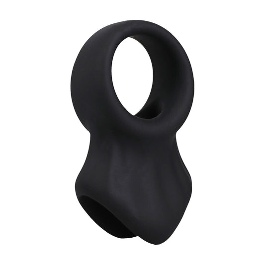 The Presenter Silicone Cockring Black