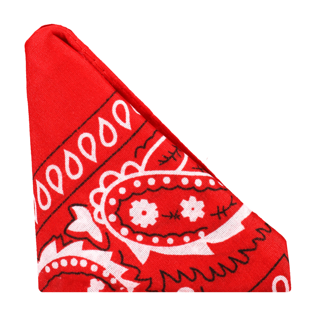 The Code Silicone Cockring With Bandana Red