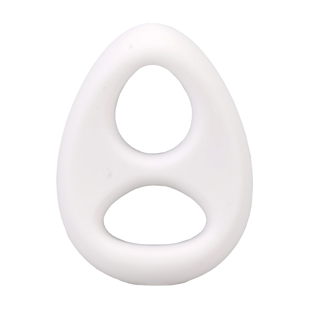 The Code Silicone Cockring With Bandana White
