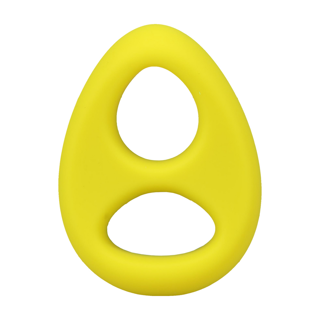 The Code Silicone Cockring With Bandana Yellow