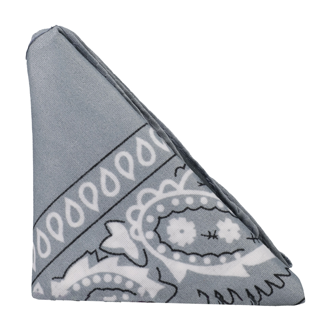 The Code Silicone Cockring With Bandana Gray
