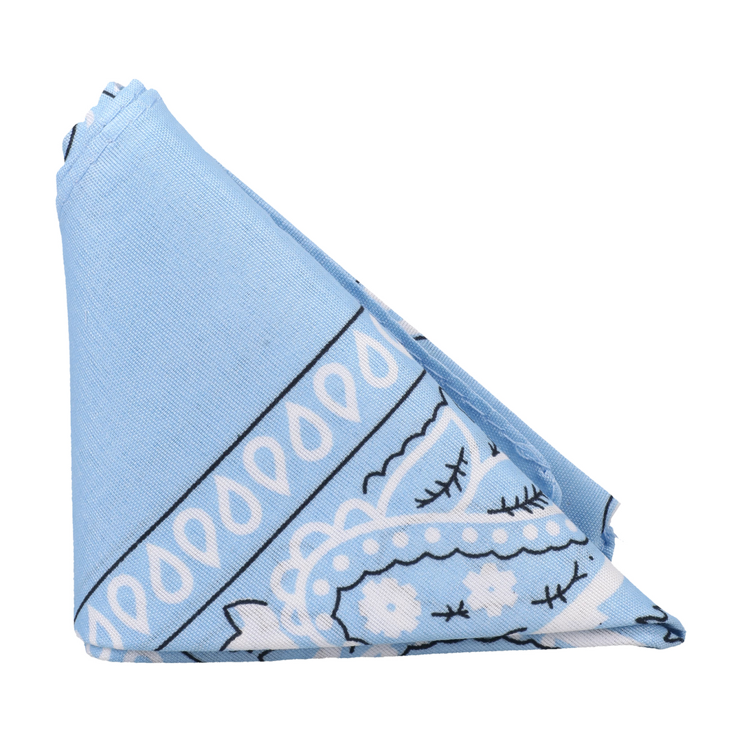 The Code Silicone Cockring With Bandana Light Blue
