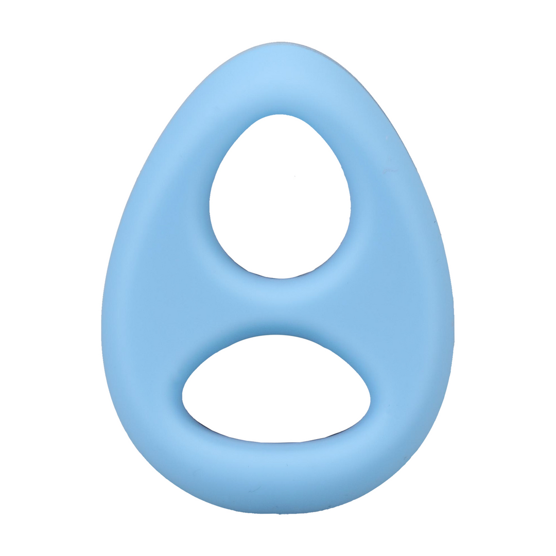 The Code Silicone Cockring With Bandana Light Blue