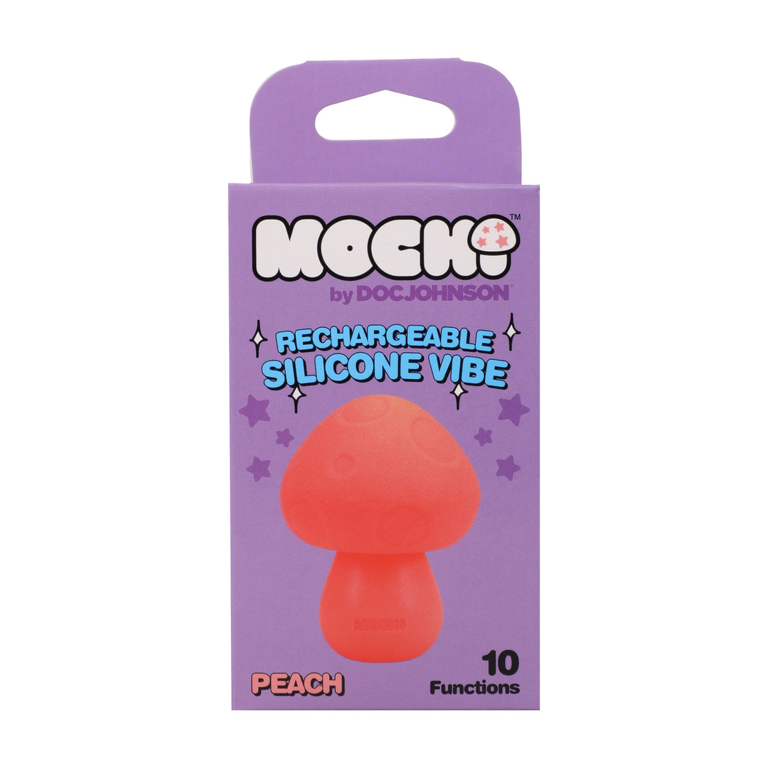 Mushroom Vibe Rechargeable Silicone Vibrator Peach