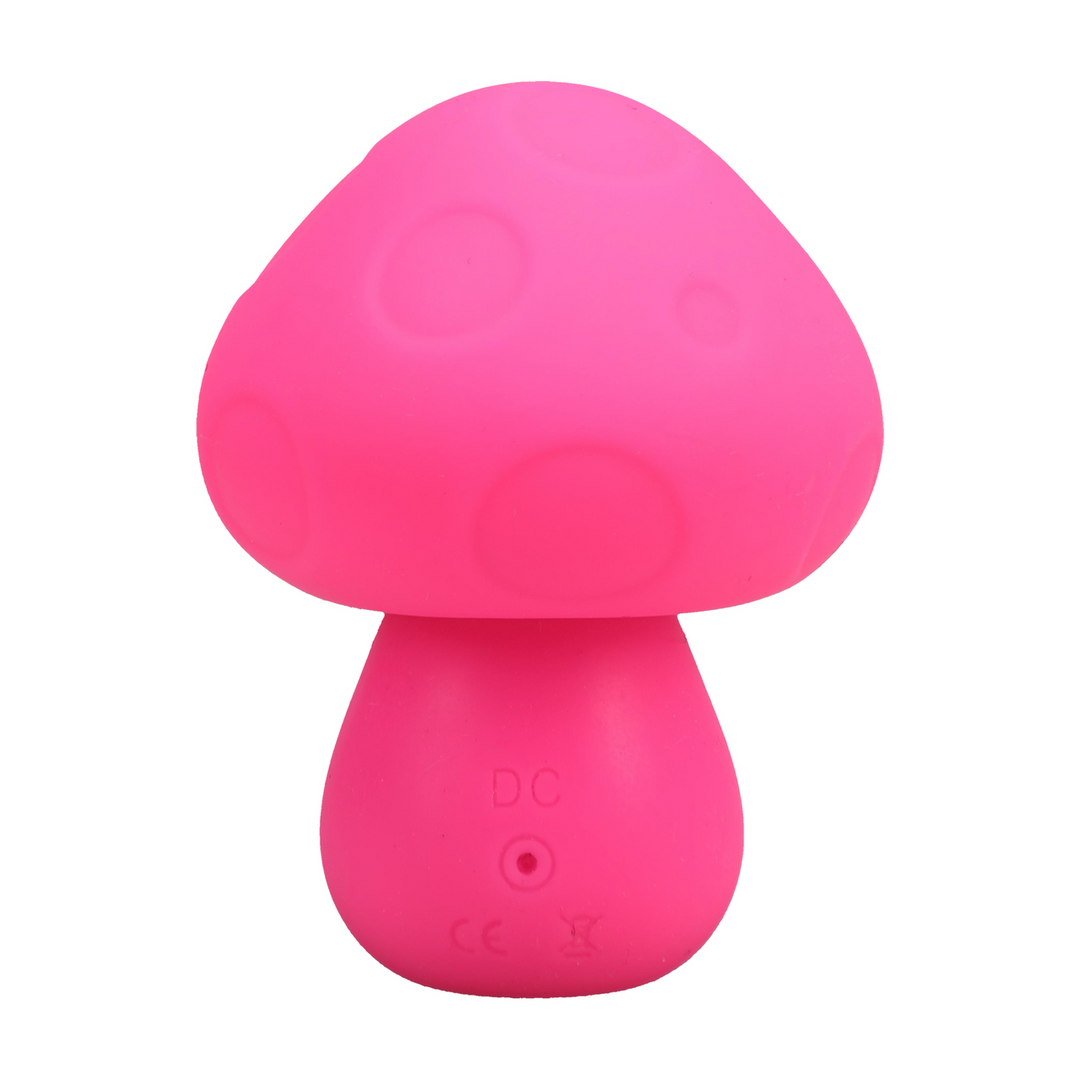 Mushroom Vibe Rechargeable Silicone Vibrator Pink