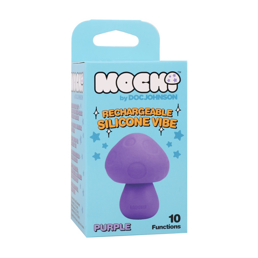 Mushroom Vibe Rechargeable Silicone Vibrator Purple
