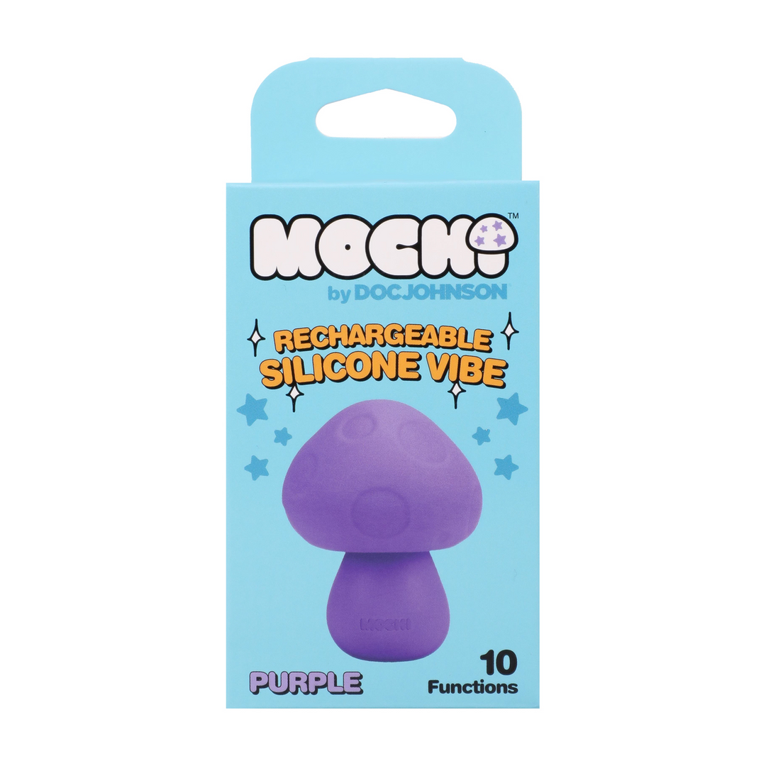 Mushroom Vibe Rechargeable Silicone Vibrator Purple