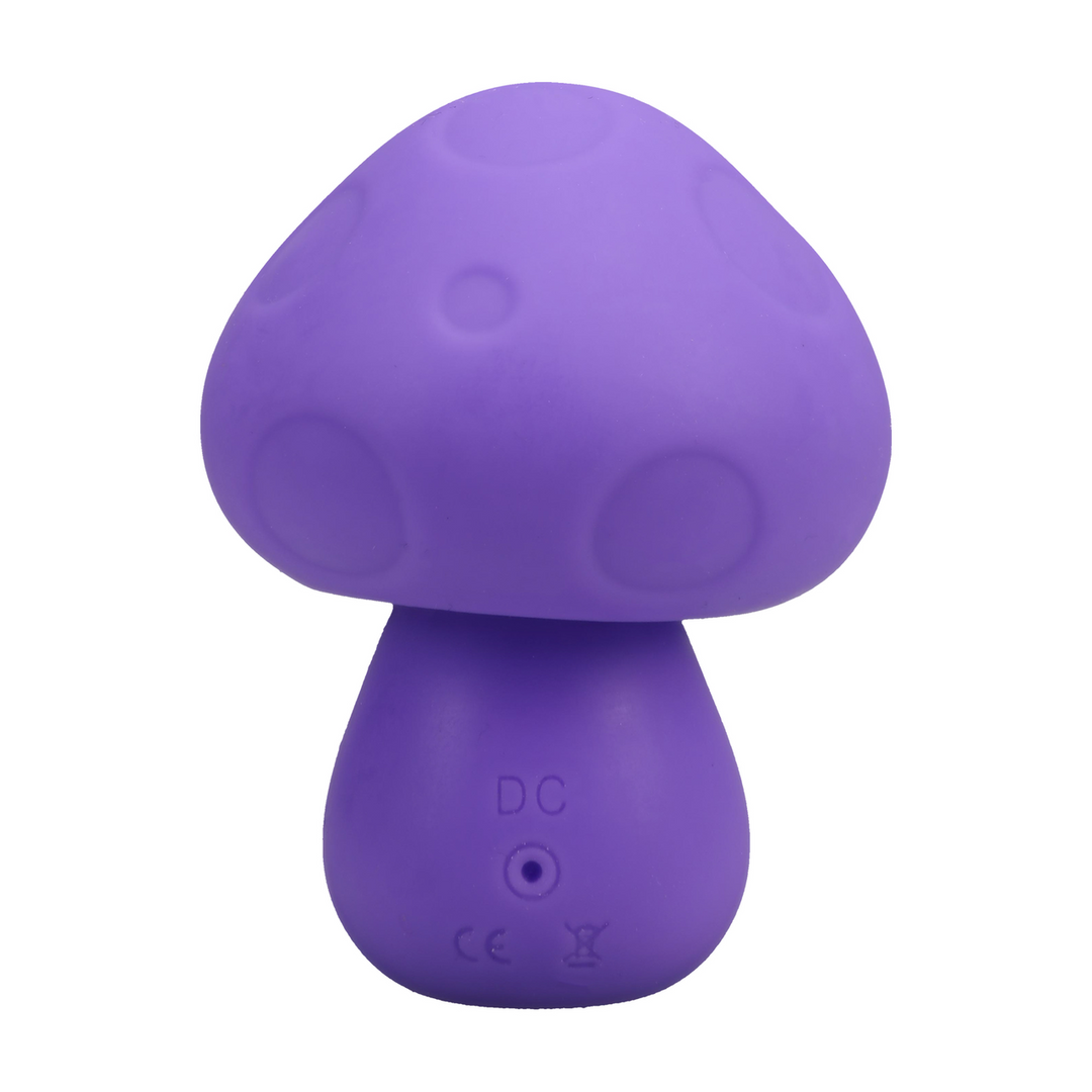Mushroom Vibe Rechargeable Silicone Vibrator Purple