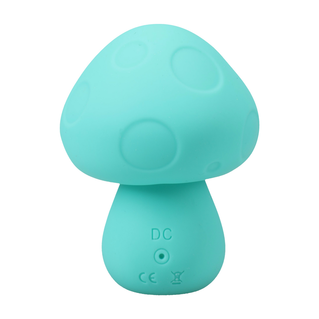 Mushroom Vibe Rechargeable Silicone Vibrator Teal