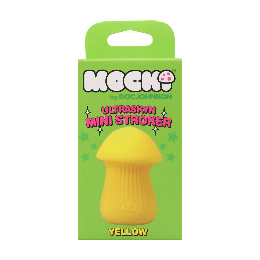 Mushroom Stroker Ultraskyn Mini Stroker Yellow