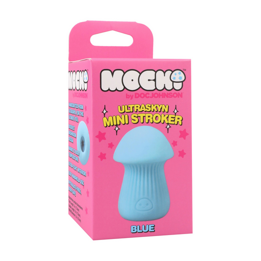 Mushroom Stroker Ultraskyn Mini Stroker Blue