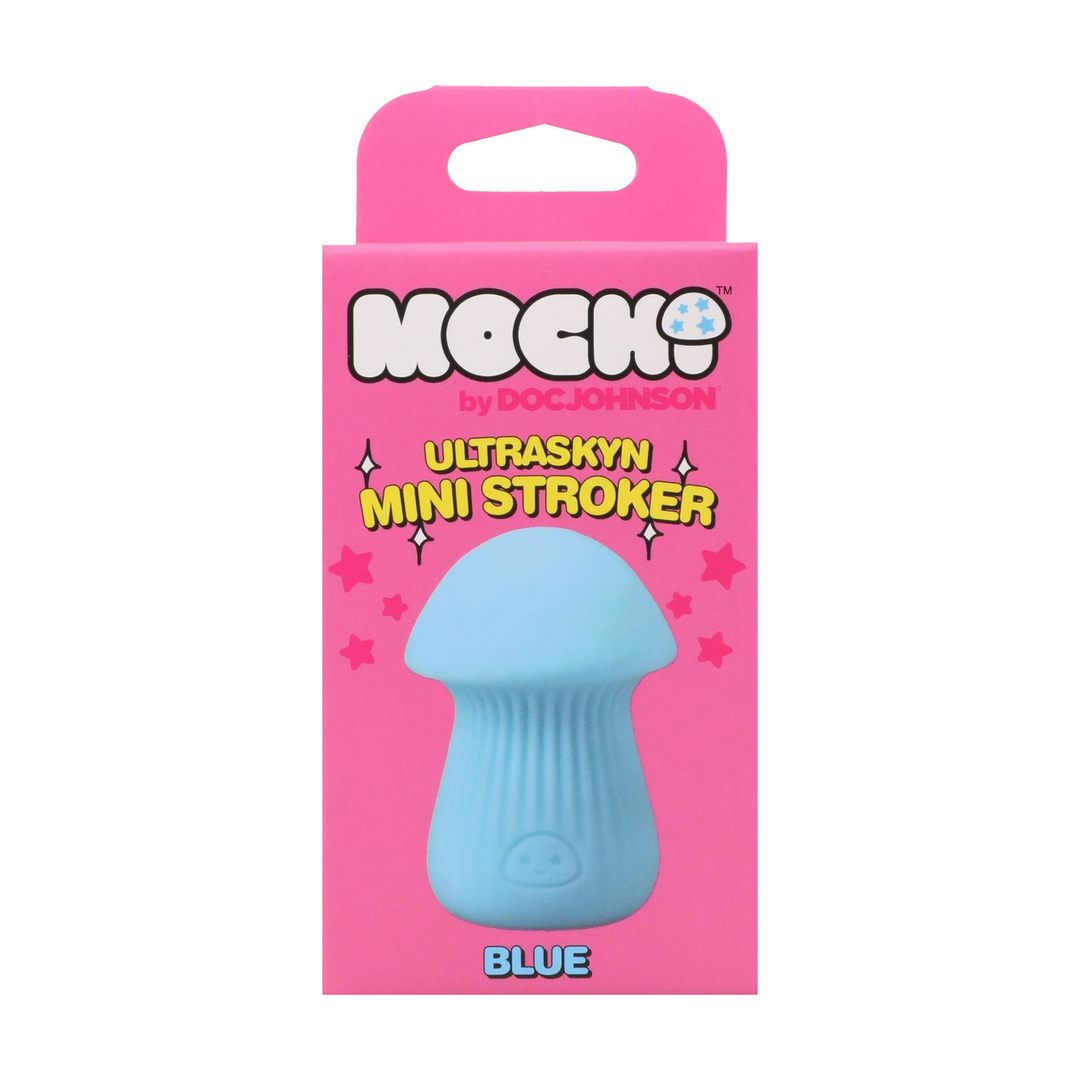 Mushroom Stroker Ultraskyn Mini Stroker Blue