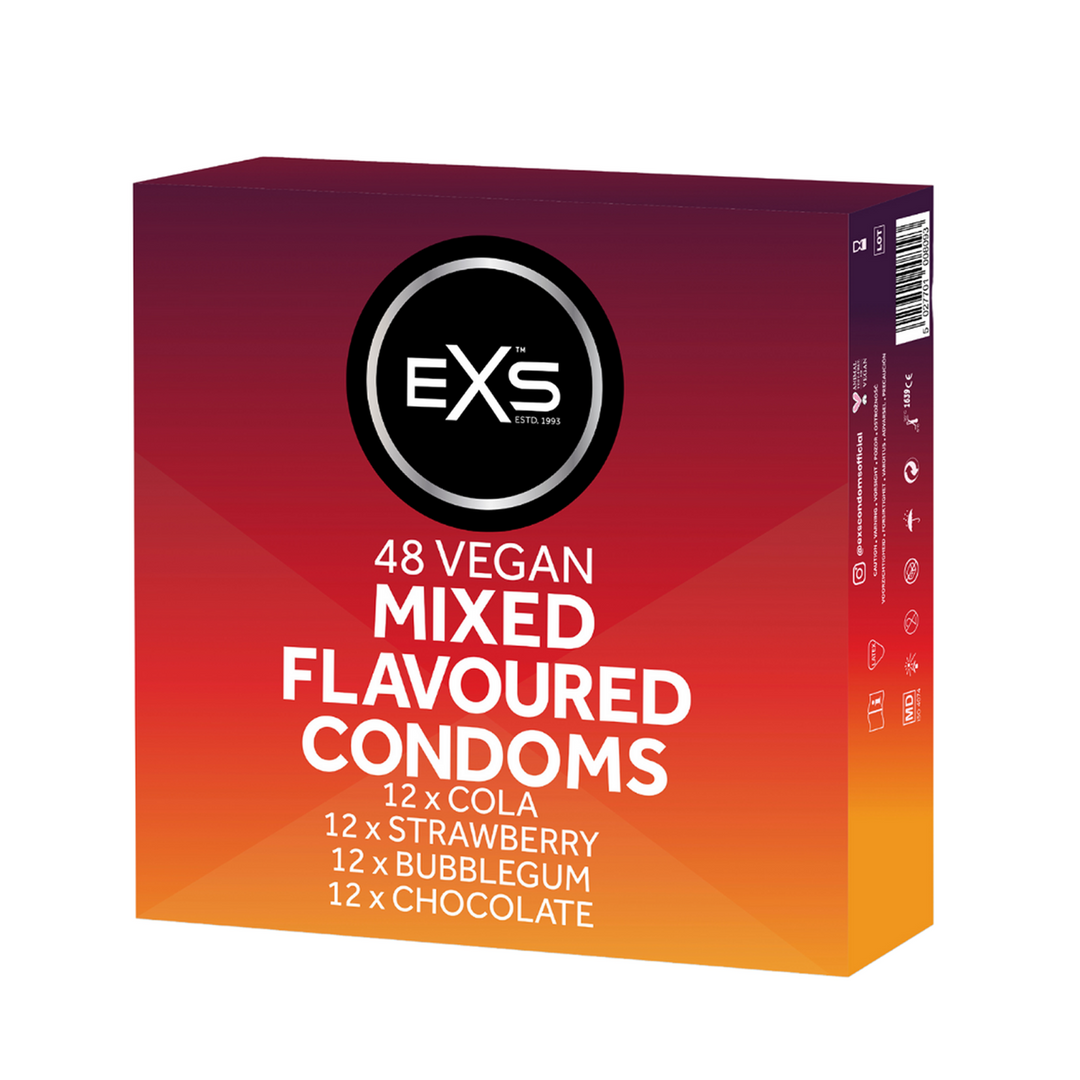 EXS Mixed Flavours Condooms 48 Stuks