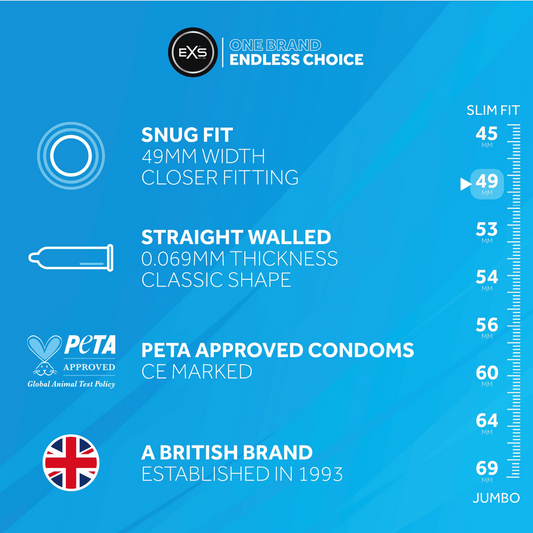 EXS Snug Fit Condooms 48 Stuks