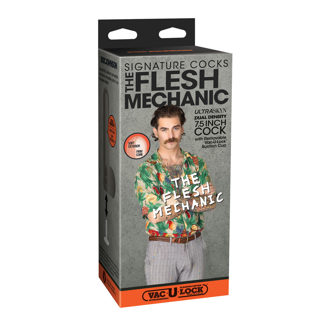 The Flesh Mechanic Realistic Ultraskyn Dildo 7.5 / 20 Cm Vanilla