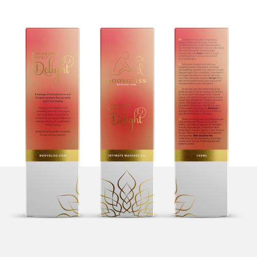 BodyGliss Massage Olie Aardbei & Champagne 150 ml