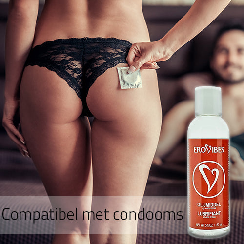 Erovibes Glijmiddel Anaal Op Waterbasis 150 ml + GRATIS Toy Cleaner
