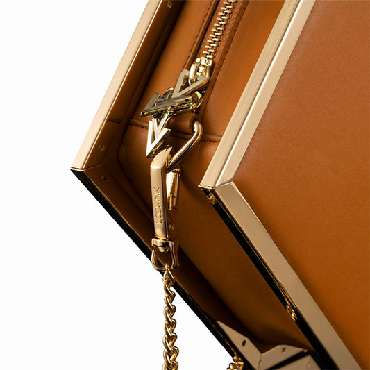 LOCKINK - Mysterious Square Kink Bag - brown
