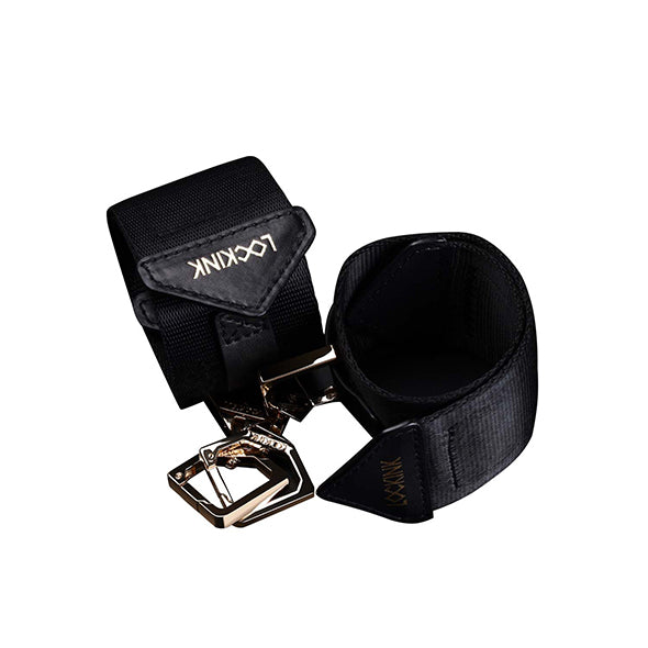 LOCKINK - BDSM Adjustable Bed Restraint Kit Black