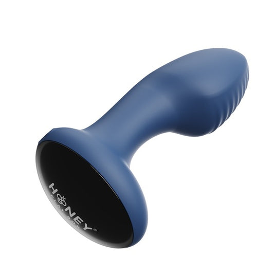 HoneyPlayBox - Frenzy-Pressure Sensing App-Controlled Rotating Butt Plug Blauw