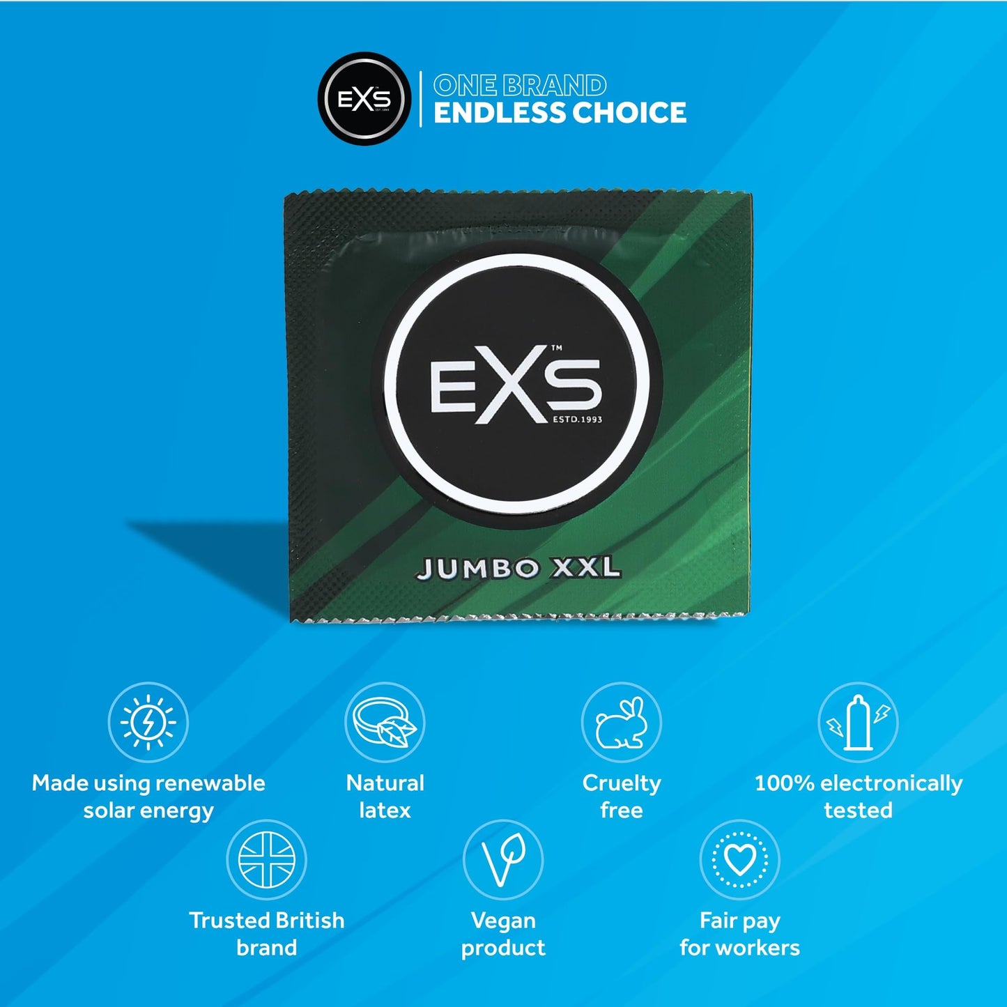 EXS Jumbo Condooms 144 Stuks