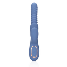 Afbeelding in Gallery-weergave laden, Loveline Roterende &amp; Stotende Rabbit Vibrator Blue Nova
