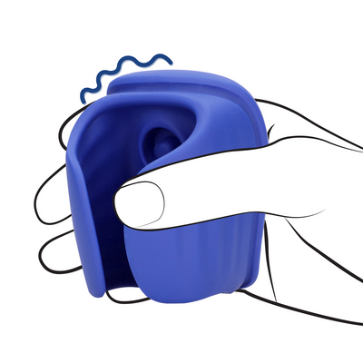 Vibrating And Pulse Wave Stroker Midnight Hour