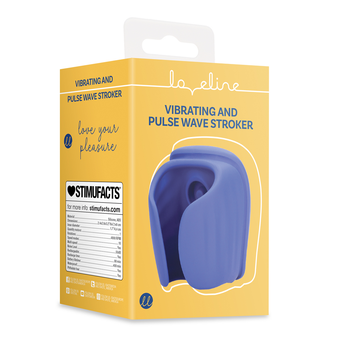 Vibrating And Pulse Wave Stroker Midnight Hour
