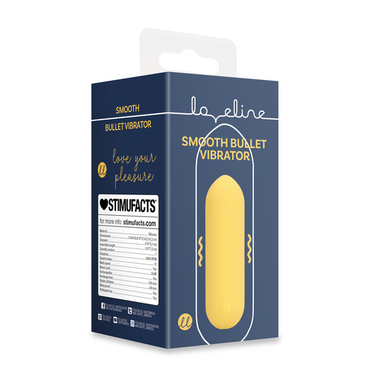 Loveline Smooth Bullet Vibrator Sunpac Yellow