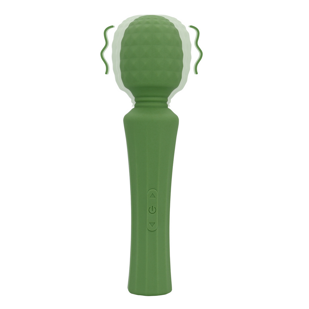Loveline Wand Vibrator Green Mumba