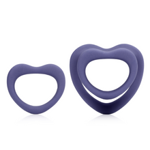 Afbeelding in Gallery-weergave laden, Loveline Heart Cockring Set Violet Storm
