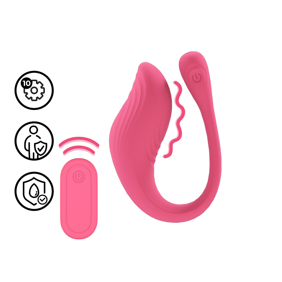 Vibrating G Spot Vibe With Remote Control Pink