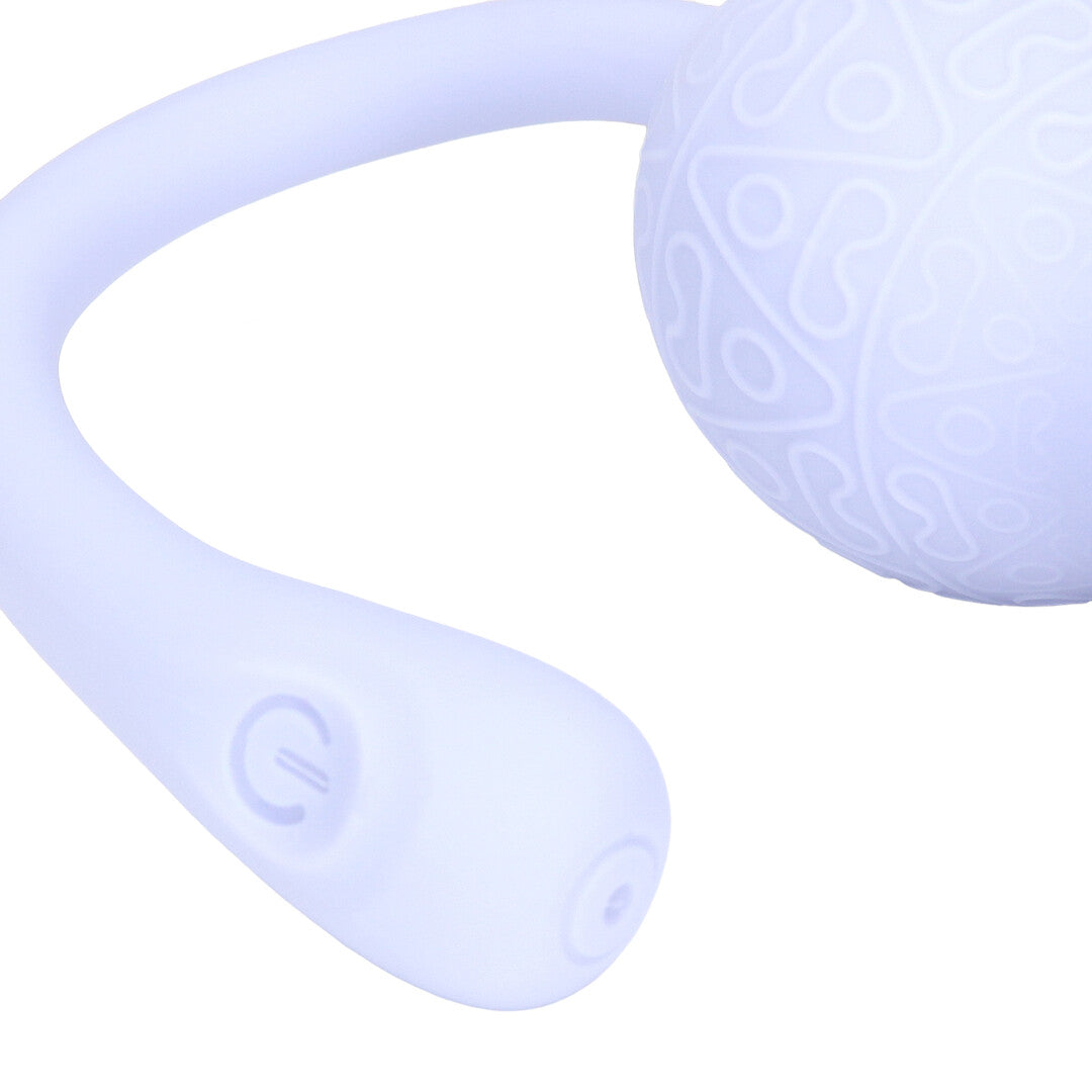 Vibrating Bead Kegel With Remote Control Lavender