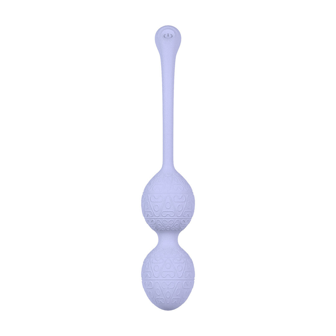 Vibrating Bead Kegel With Remote Control Lavender