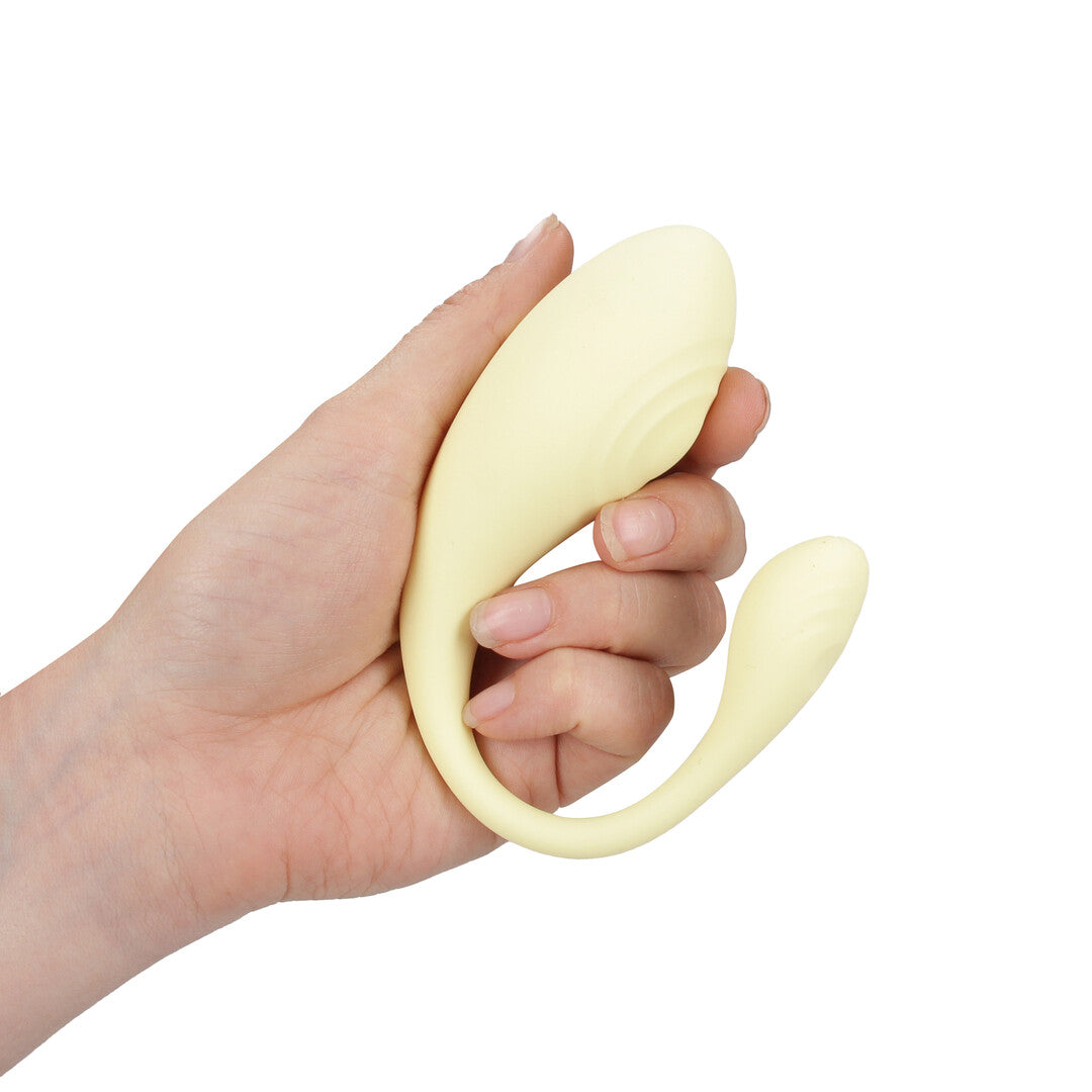 Vibrating G Spot Vibe With Remote Control Yellow