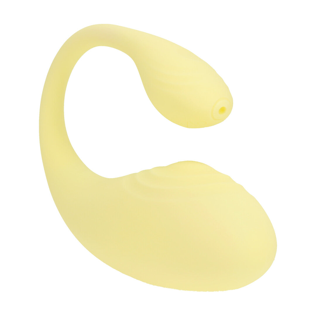 Vibrating G Spot Vibe With Remote Control Yellow