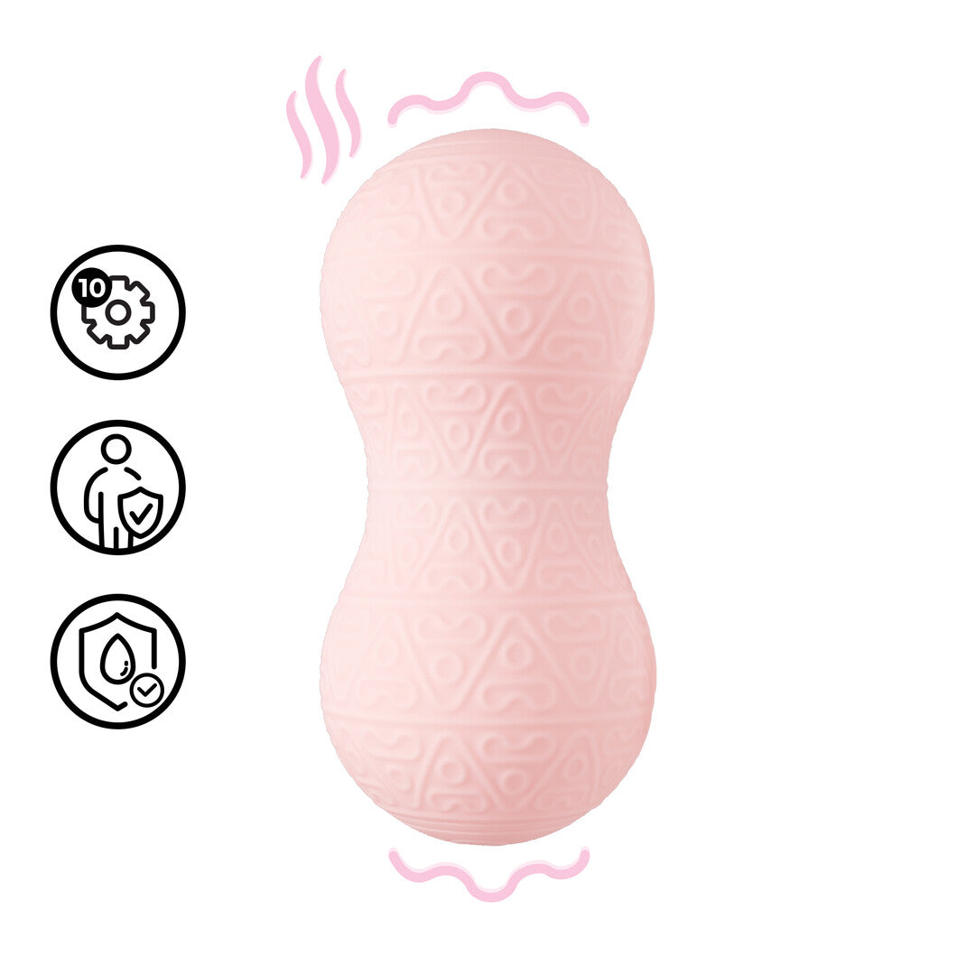 Vibrating And Heating Massager Pink