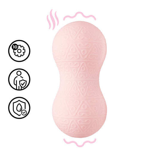 Vibrating And Heating Massager Pink