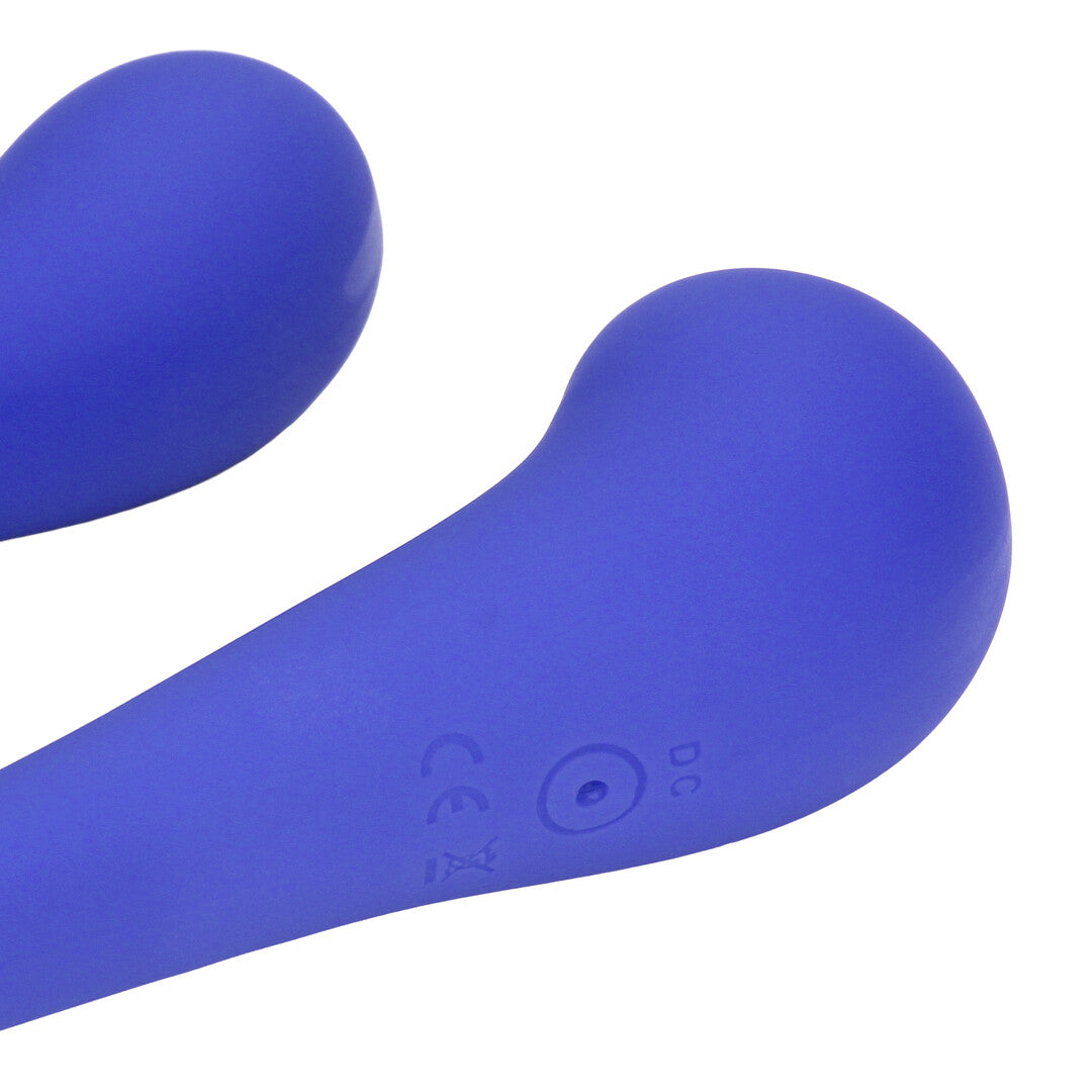 Dual Ended Bendable Vibe With Remote Control Purple