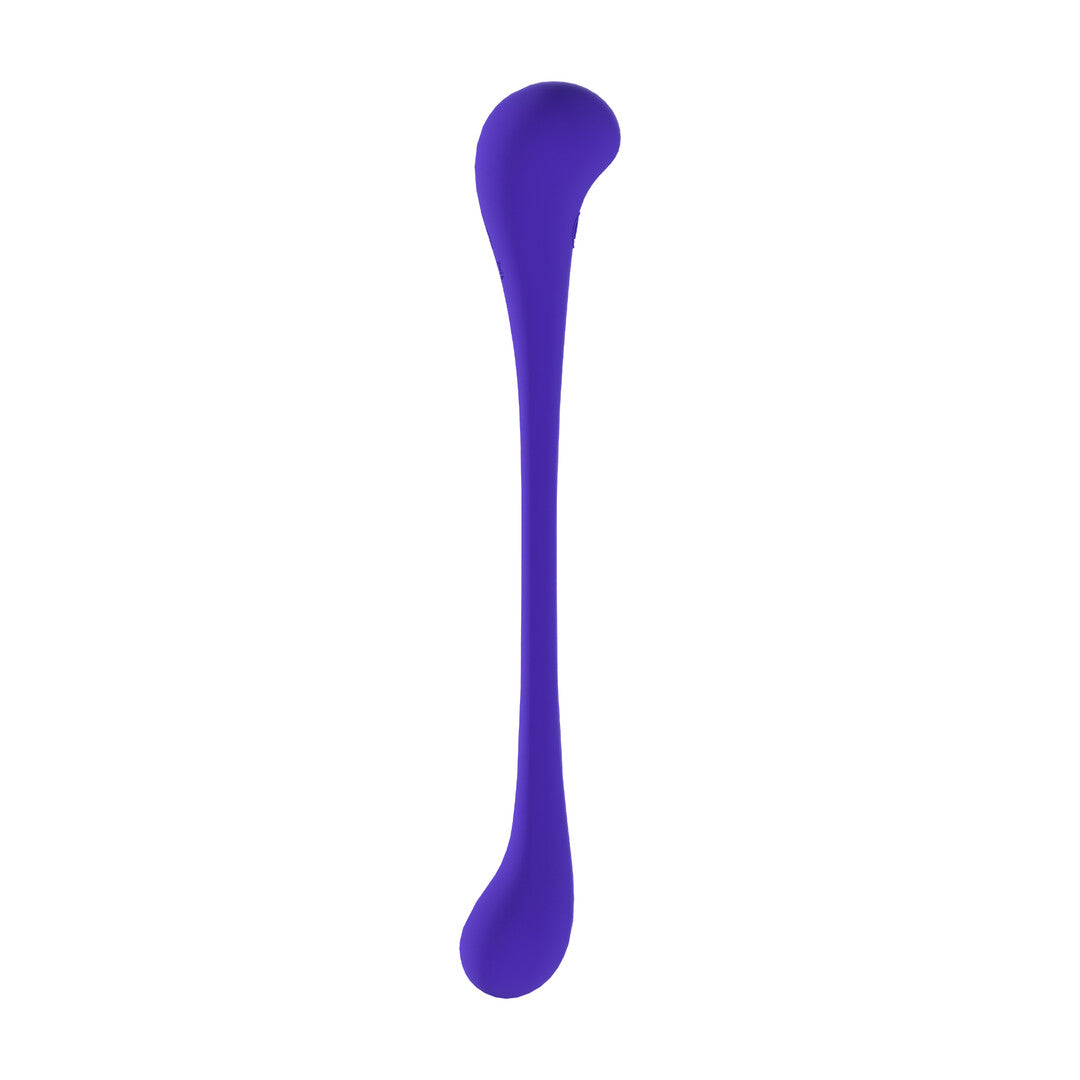 Dual Ended Bendable Vibe With Remote Control Purple