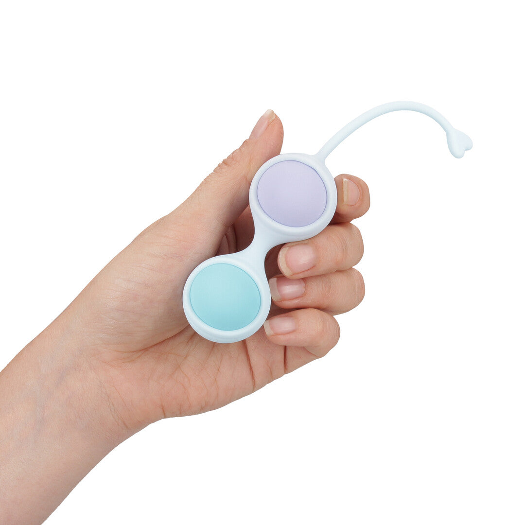 Vibrating And 5 Weight Interchangeable Kegel Kit With Remote Control Purple