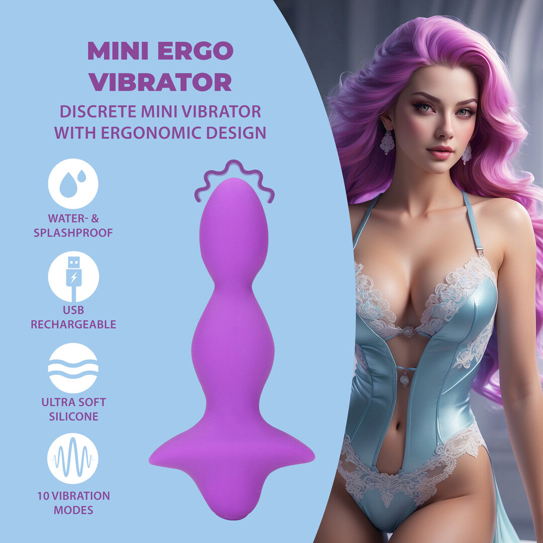 Mini Ergo Vibrator Sweet Amethyst