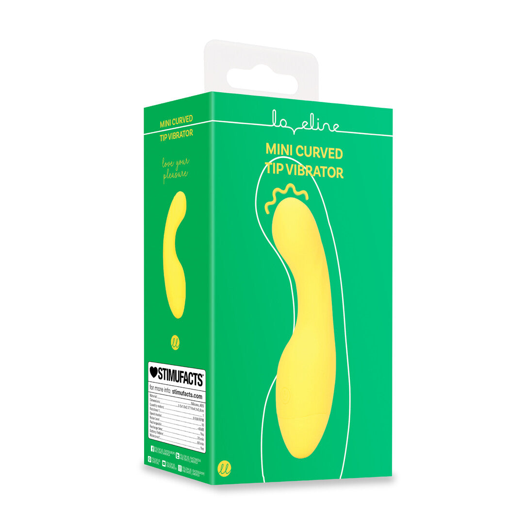 Mini Curved Tip Vibrator Flirty Banana