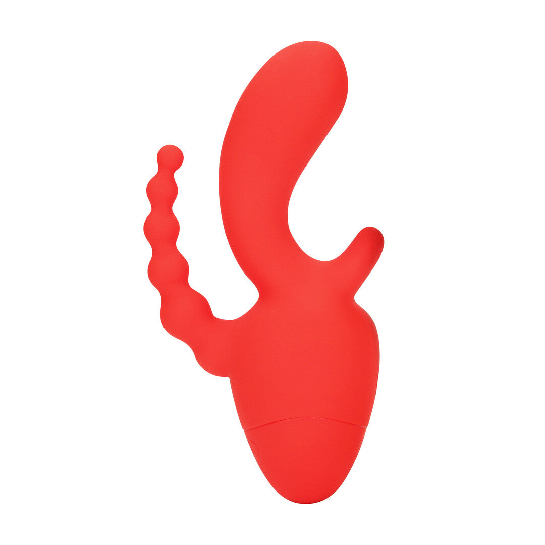 Mini Triple Stimulation Vibrator Scarlet Kiss