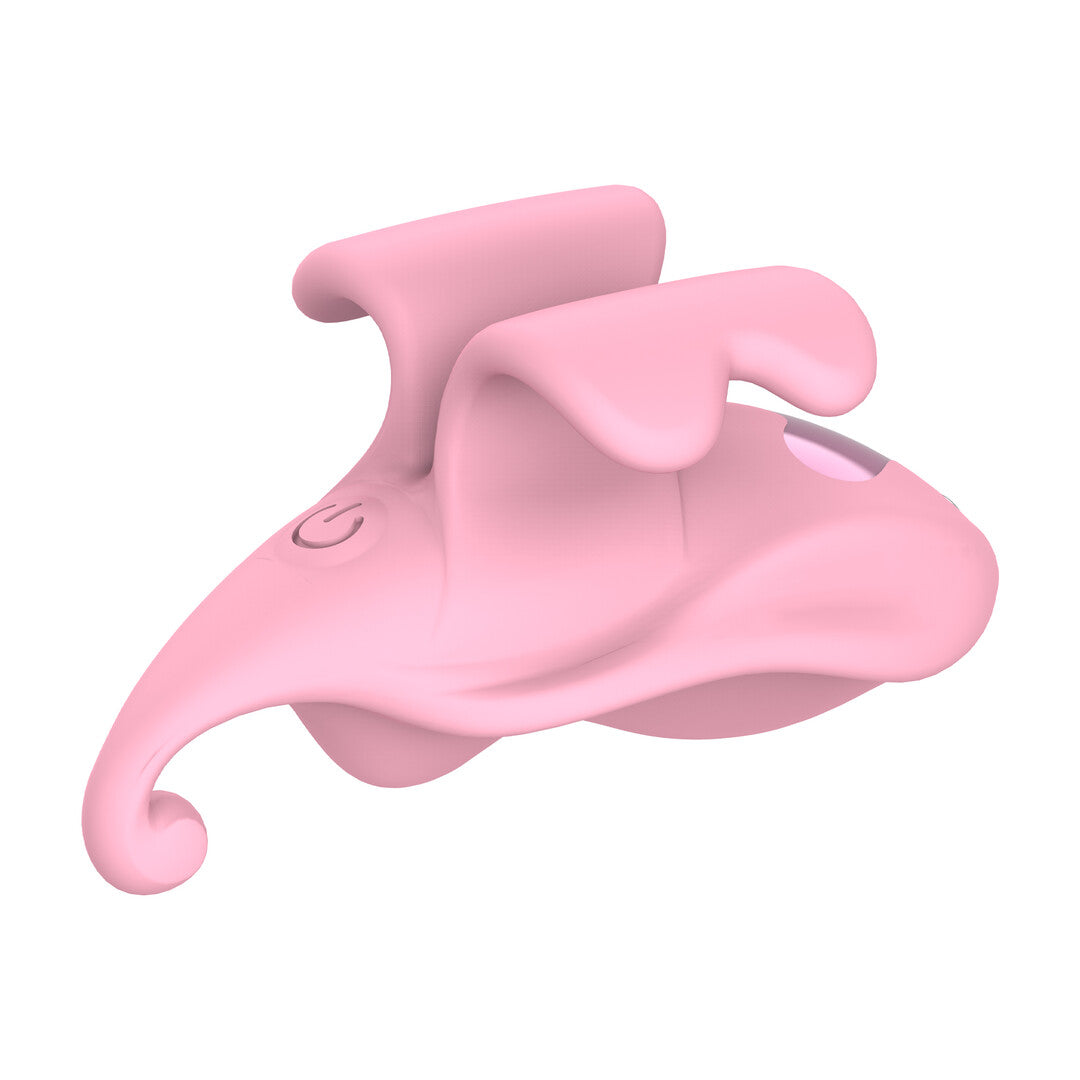 Finger Dual Vibrator Pink