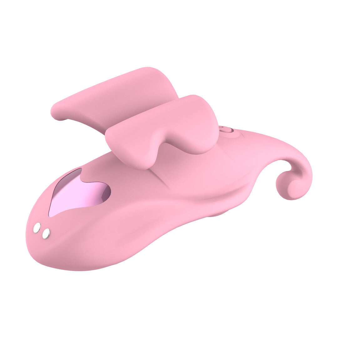 Finger Dual Vibrator Pink